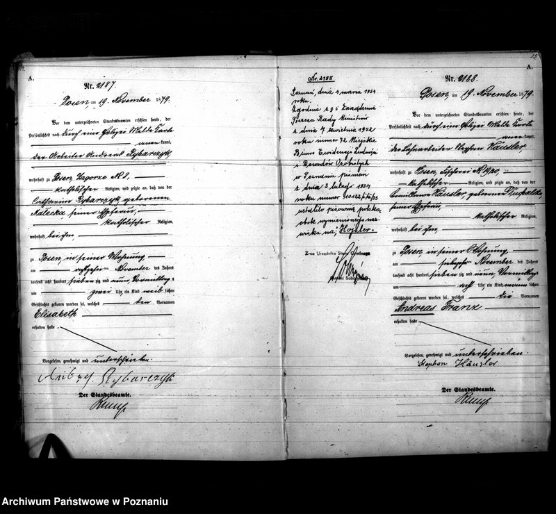 Obraz 10 z jednostki "Księga urodzeń t. V"