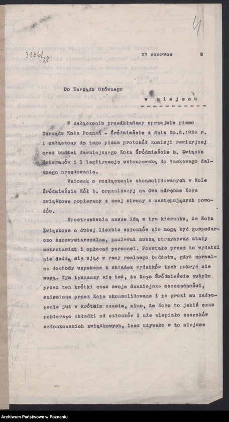 Obraz 7 z jednostki "Żabikowo, powiat Poznań - akta koła."