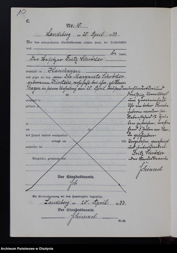 image.from.unit.number "Sterbe-Neben-Register Nr 1 - 20 [ Księga zgonów - wtóropis ]"
