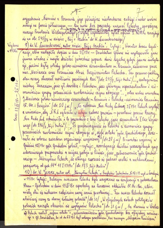 Obraz 18 z jednostki "Opinie powstańców i działaczy polityczno - społecznych oraz autorów historycznych publikacji o Mieczysławie Paluchu zebrane przez Jadwigę Krauze."