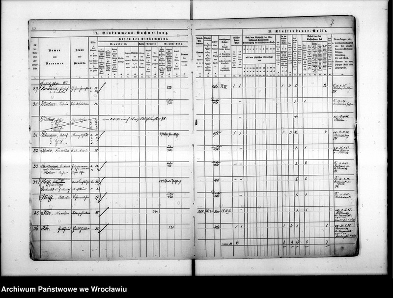 image.from.unit.number "Klassensteuerrolle nebst Eikommens - Nachweisung"