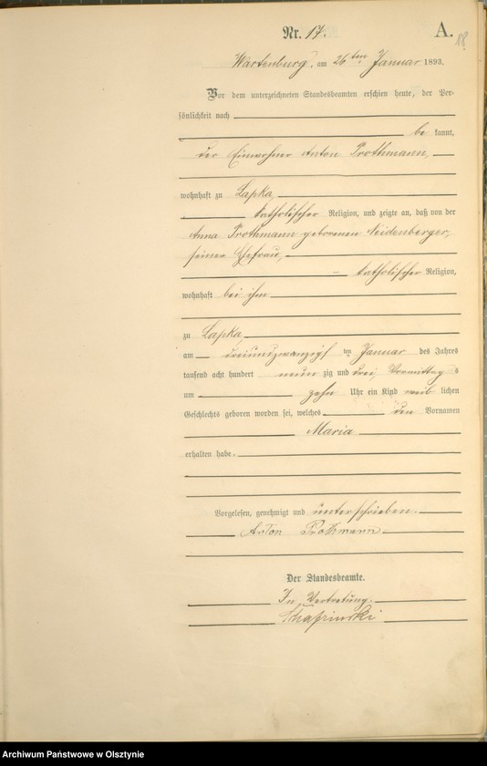 image.from.unit.number "Geburts-Haupt-Register Nr 1 - 199"