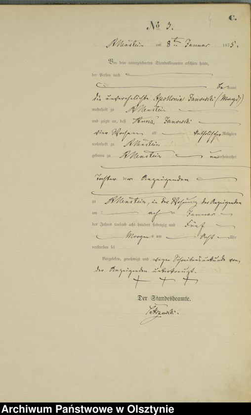 image.from.unit.number "Haupt-Sterbe-Register Nr 1 - 175"