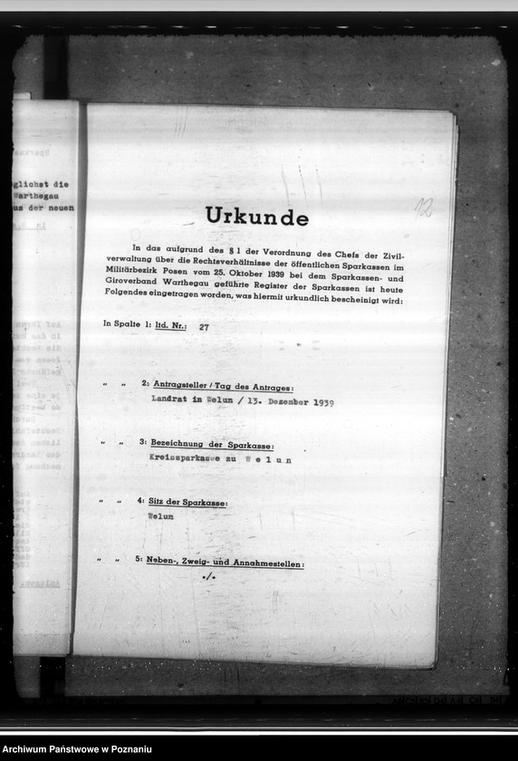 Obraz 15 z jednostki "Sparkassen und Giroverband Wartheland"