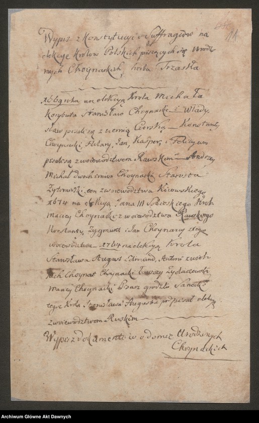 Obraz 12 z jednostki "Chodasewicz vel Chodaszewicz h. Prus. Tablica genealogiczna."