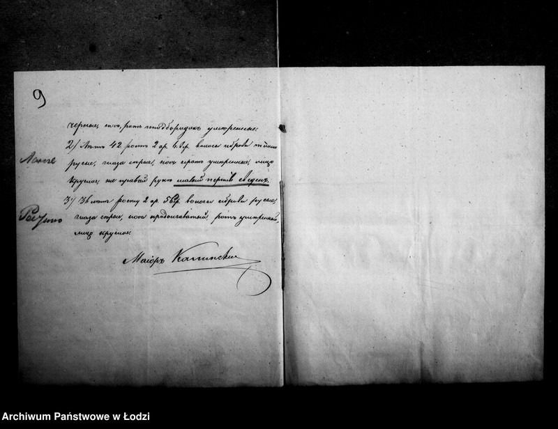 Obraz 12 z jednostki "Akta tyczące się osób pod śledztwem i którym wzbroniony jest wjazd do Cesarstwa i Królestwa Polskiego"