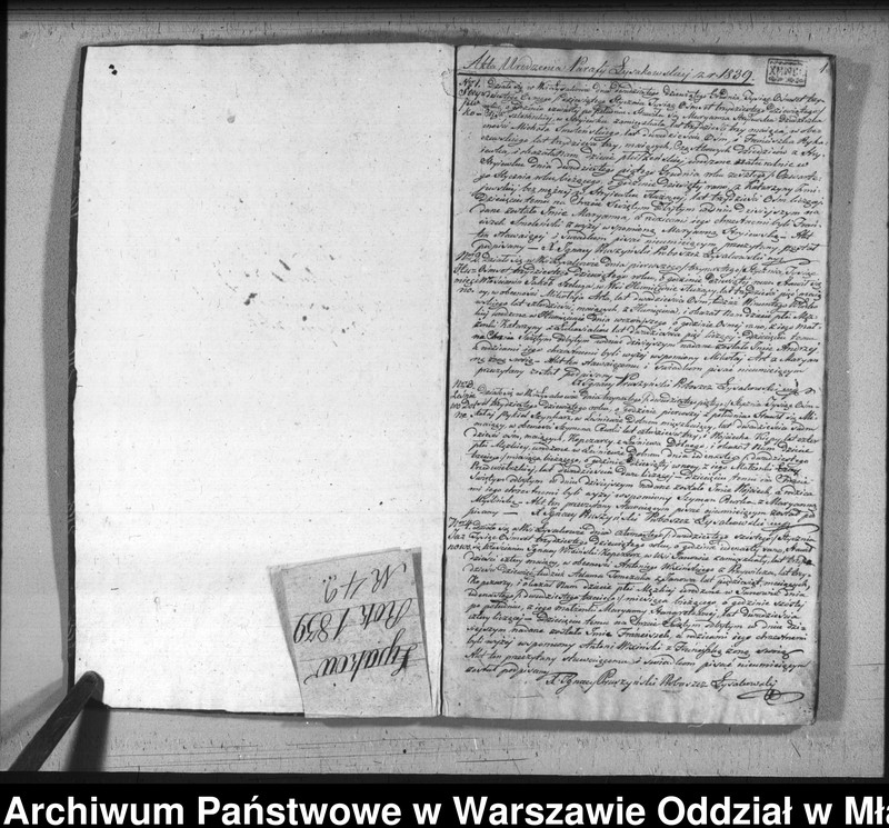 image.from.team "Akta stanu cywilnego Parafii Rzymskokatolickiej w Łysakowie"