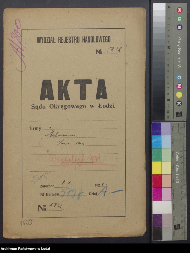 Obraz 2 z jednostki "Lauzer Hersz Herman- sprzedaż przędzy"