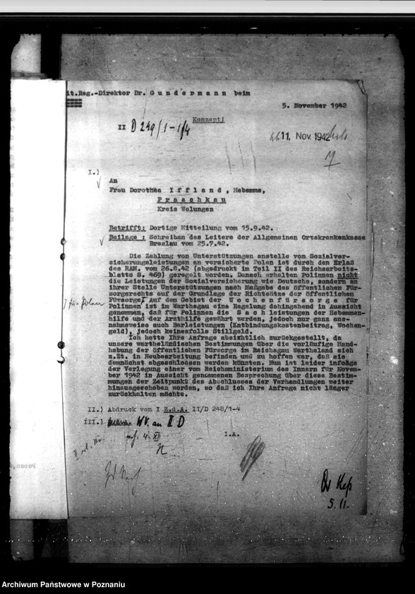 Obraz 11 z jednostki "Wochenfürsorge - fürsorgerechtliche Wochenhilfe"