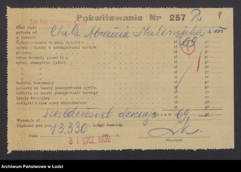 Obraz 10 z jednostki "Chil Abram Maliniak, Łazarz – Lajzer Maranc, Brajna Rozencwajg – pzremysł drzewny"