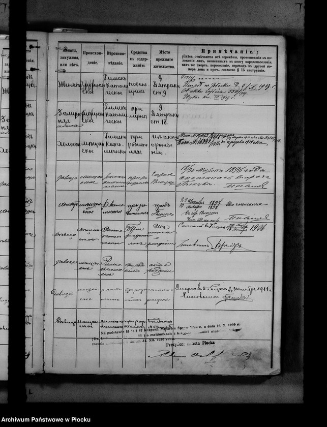 image.from.unit.number "[Księga zamknięta ludności stałej miasta Płocka - ul. Bielska nr 14]"