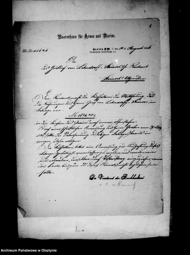 image.from.unit.number "/Wechselprozesssachen gegen den in Konkurs verfallen Gfen Carl Meinhard Lehndorff/."