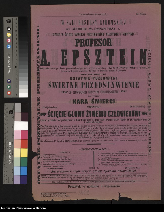 Obraz 1 z kolekcji "Istny cyrk. Magia, gimnastyka, ekwilibrystyka.111"