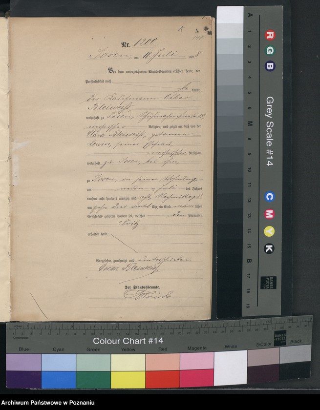 Obraz 4 z jednostki "Księga urodzeń t. III"