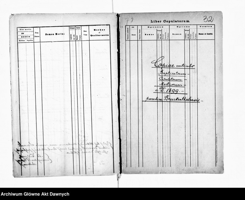 image.from.unit.number "Parafia: Bruckental. Dekanat: Bełz. Kopie z ksiąg metrykalnych ur., śl., zg. dla kolonii Bruckenthal (Bruckenthal i wsie: Choronów, Chlewczany, Domaszów, Ostobuż, Sałasze, Tehlów, Woronów)."