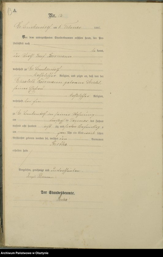 image.from.unit.number "Geburts-Haupt-Register Nr 1 - 134"