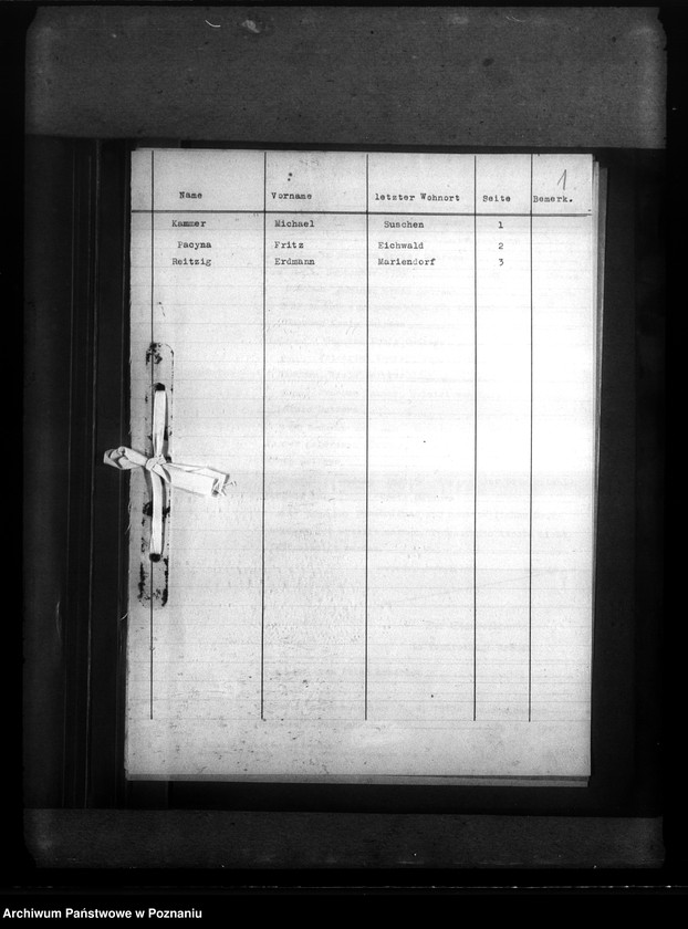 Obraz 5 z jednostki "Kreis Ostrowo (Ostrów Wielkopolski). Wykaz miejscowych Niemców, którzy zginęli w 1939 roku"