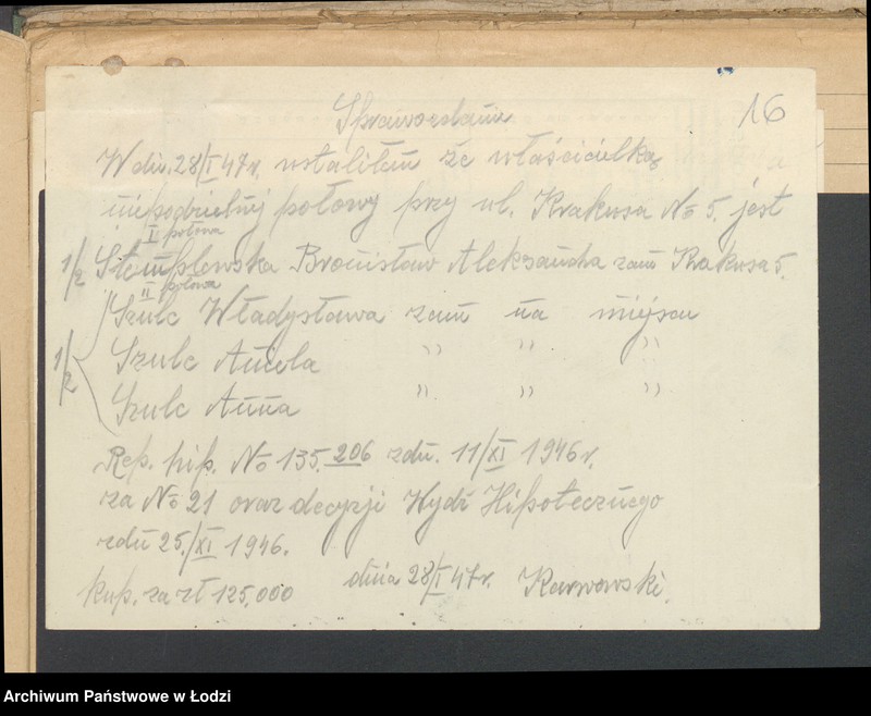 image.from.unit.number "Księga inwentarzowa nieruchomości m. Łodzi ul. Krakusa"