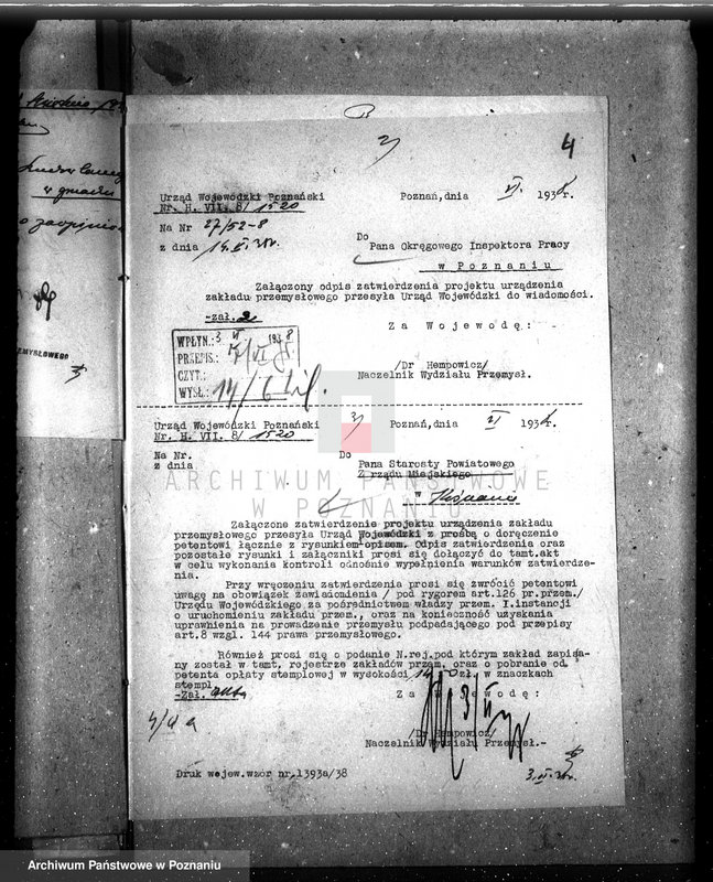 Obraz 8 z jednostki "/Gorzelnia W. Forstmanna Szczepowice, pow. kościański projekt rozbudowy/"