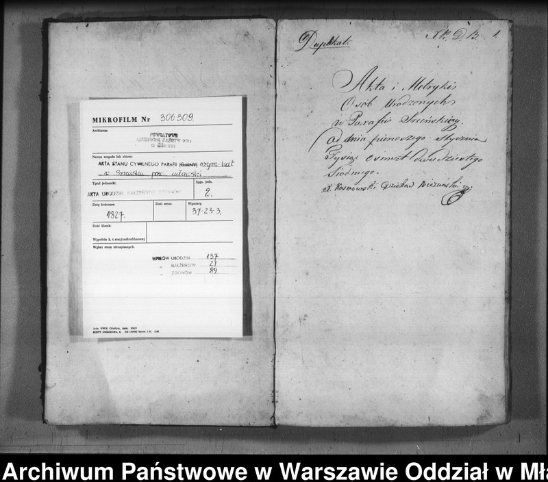 image.from.unit.number "Akta urodzeń, małżeństw i zgonów"