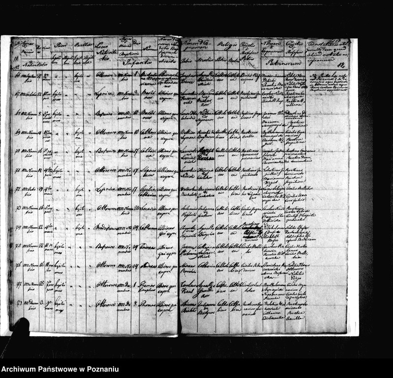 image.from.unit.number "Duplicat baptisatorum, copulatorum, mortuorum"