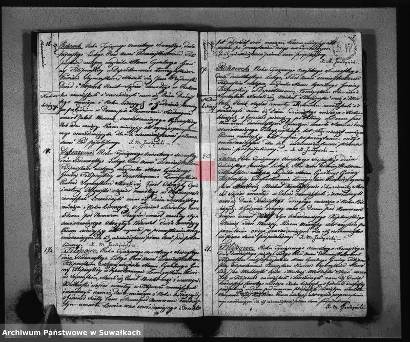 Obraz 6 z jednostki "Akta Zeszłych Gminy Filipowskiey od 1-go Stycznia 1816 R-u"