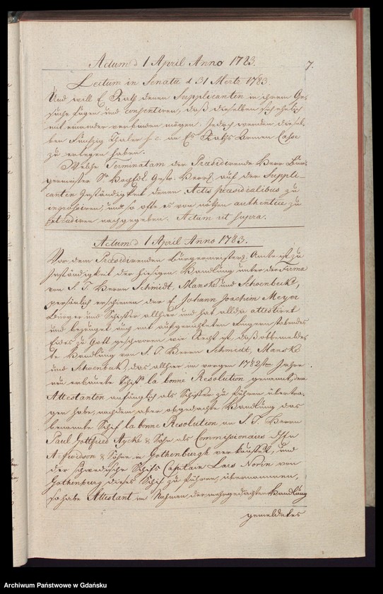 image.from.unit.number "Acta coram Officio […] Joannis Bentzmann Praeconsulis ac Praesidis [22.III.1783-13.III.1784] Joannis Bentzmann nec non Fisci Administratoris [27.III.1783-9.III.1784] /2 indeksy/"