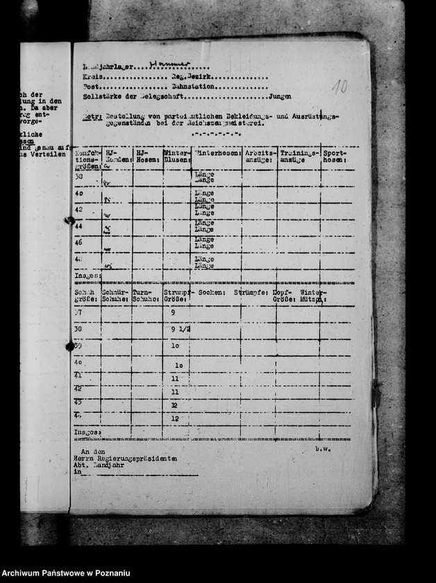 Obraz 14 z jednostki "Rundschreiben der Landjahrbezirksführung"