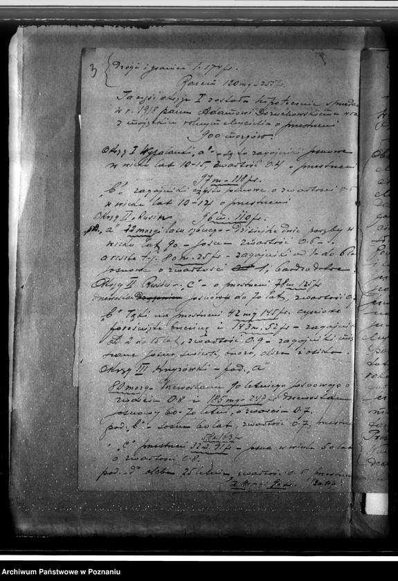 Obraz 7 z jednostki "Sprawa likwidacji serwitutów w lasach majątku Mycielin własność A. Doruchowskiego gmina Kościelec powiat kaliski"