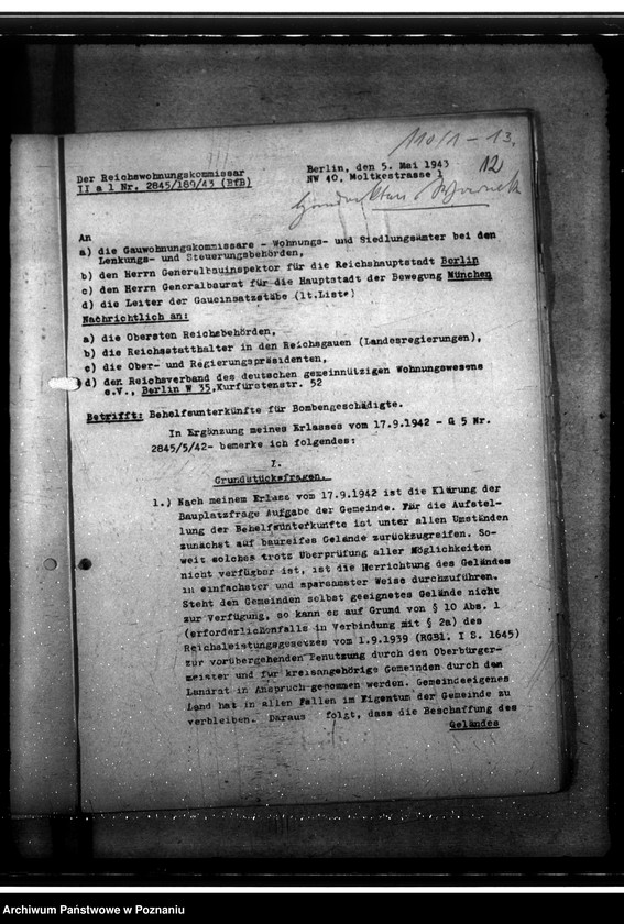 Obraz 16 z jednostki "Behelfsunterkünfte für Bombenbeschädigte"