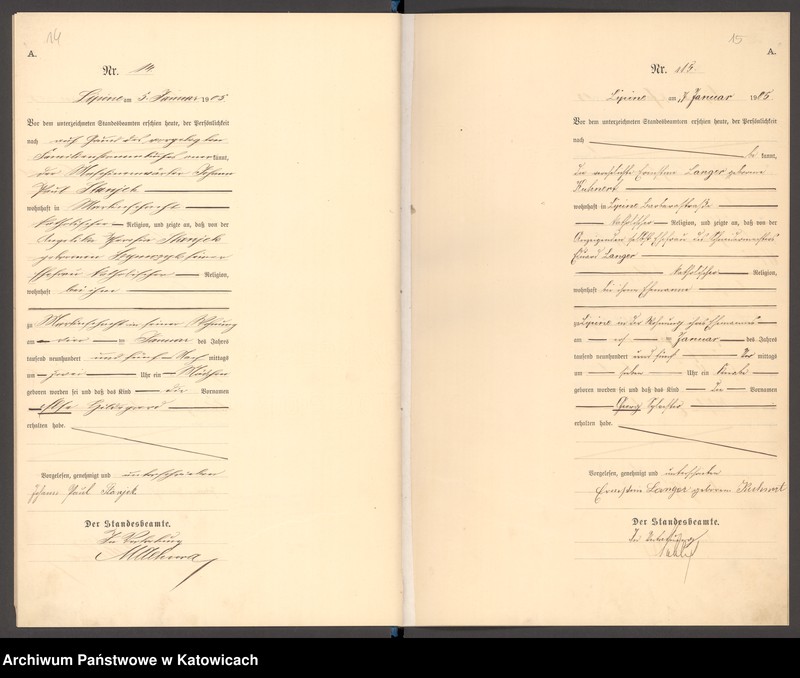 image.from.unit.number "Księga urodzeń T. I nr 1-592"