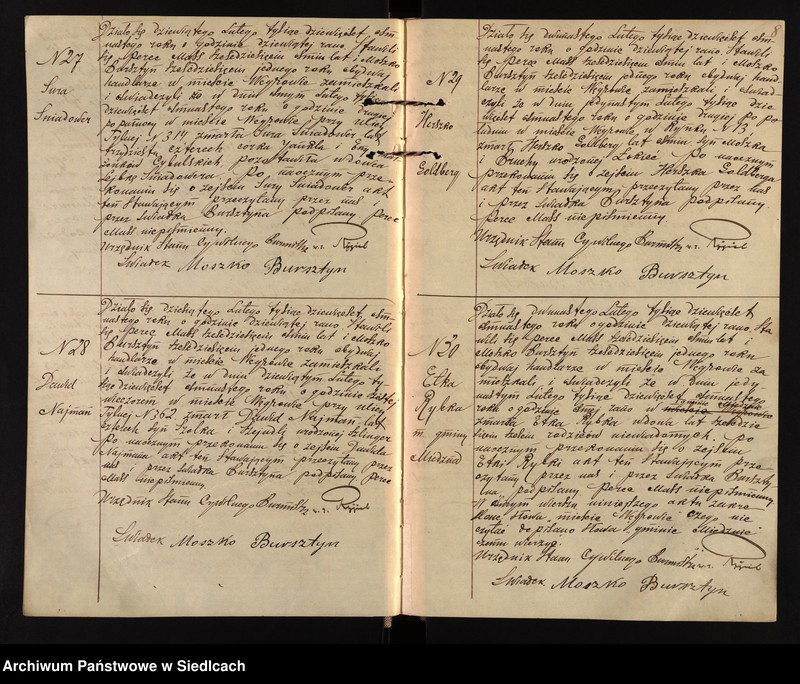 image.from.unit.number "Księga aktów zgonów wyznania mojżeszowego "