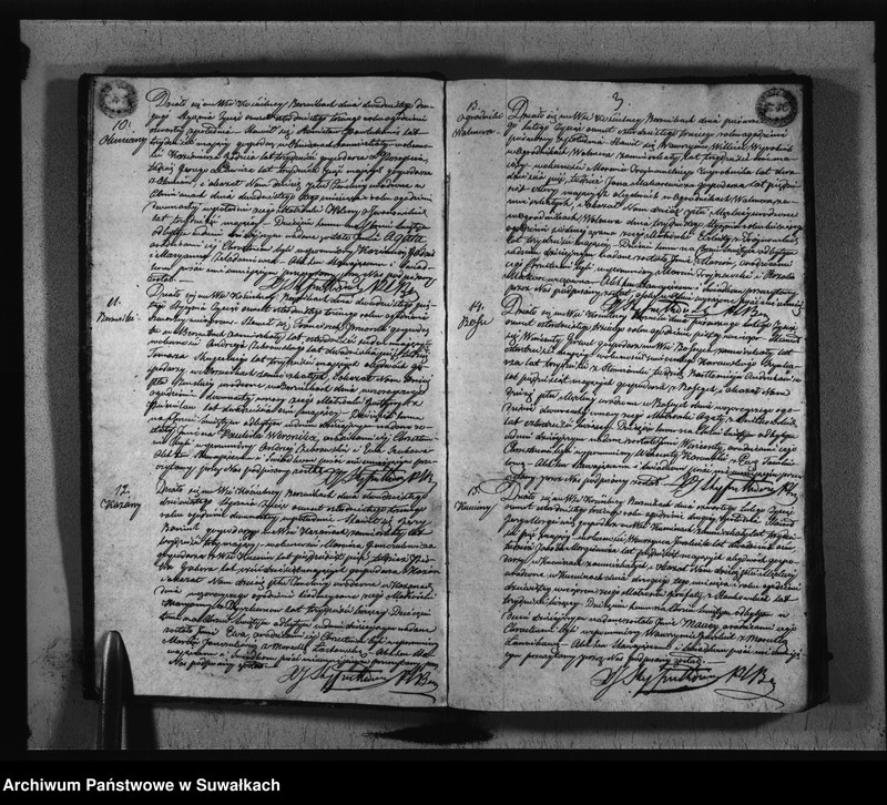 image.from.unit.number "Księga Duplikat Zaślubionych, Urodzonych i Zmarłych w Parafij Berznickiej w Roku 1843"