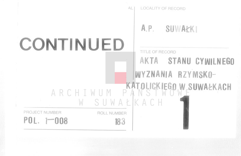 Obraz 1 z jednostki "[Anexy U.S.C. parafii suwalskiej wyznanie rzymsko-katolickie rok 1816]"
