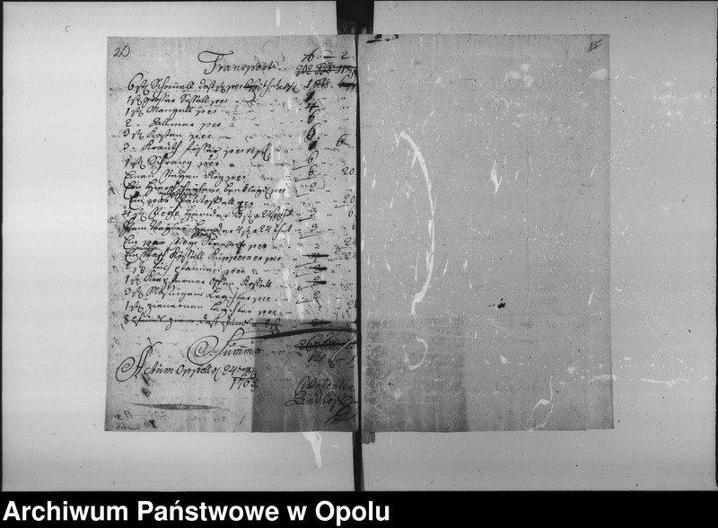 Obraz 19 z jednostki "Acta die Accise Bonificationes für die in anno 1757. 1762 und 1765 zu Oppeln abgebrandte Eygenthümer und Mieths-Einwohner betreffend. Vol. I pro 1767/8 befindlich"
