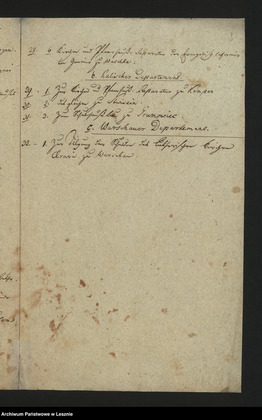 Obraz 5 z jednostki "[Nachweisung der für das Jahr 1800 in Schleisen und Südpreussen bewilligten Haus und Kirchen-Kollekten]"