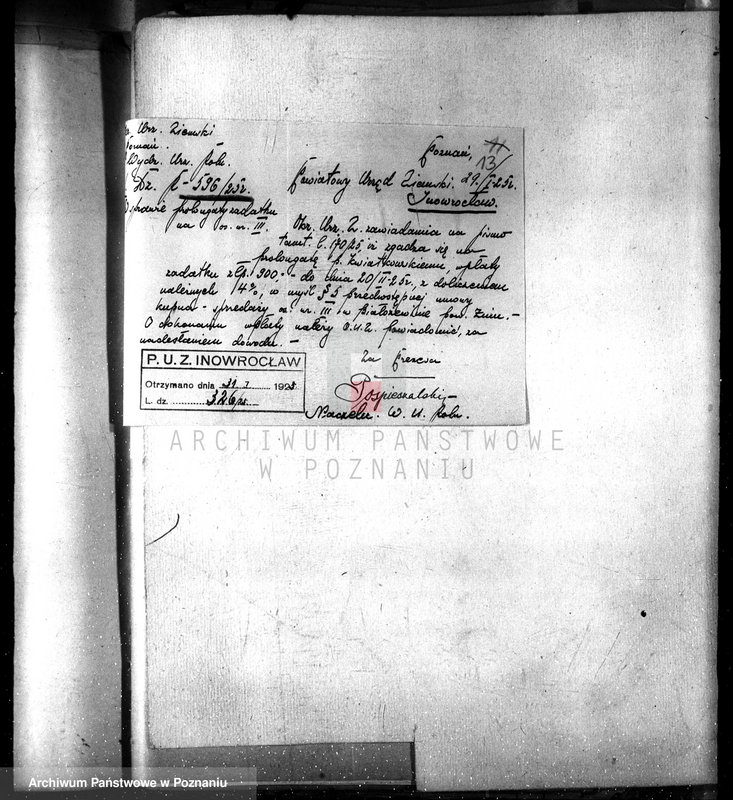 Obraz 17 z jednostki "Białowieżyn III w powiecie żnińskim osada rentowa"