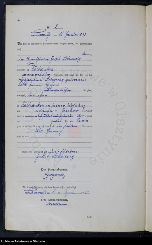 image.from.unit.number "Geburts-Neben-Register Nr 1 - 167"