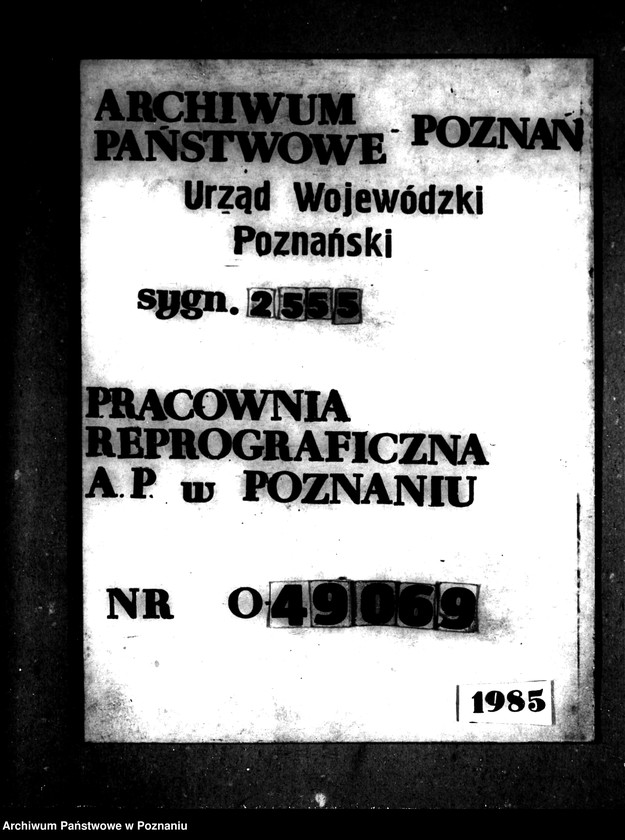 Obraz 1 z jednostki "Majątek Lutom powiatu międzychodzkiego parcelacja"