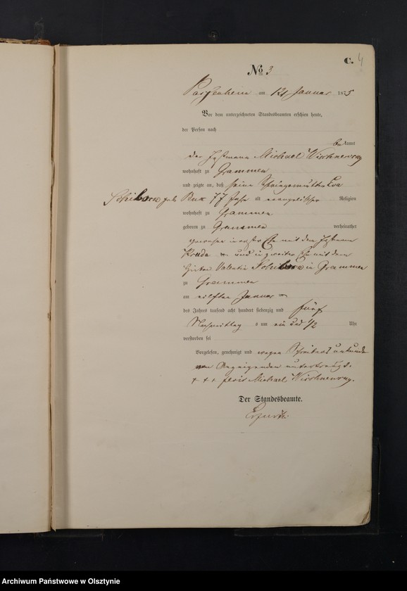 image.from.unit.number "Haupt-Sterbe-Register Nr 1 - 126"