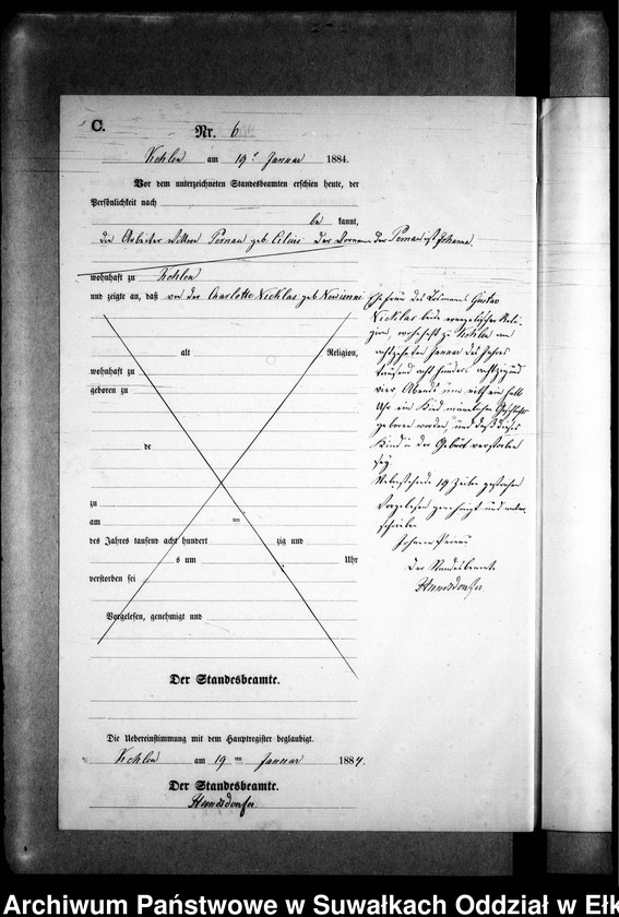 image.from.unit.number "Sterbe-Neben-Register des Preussischen Standes-Amtes Kehlen Kreis Angerburg"