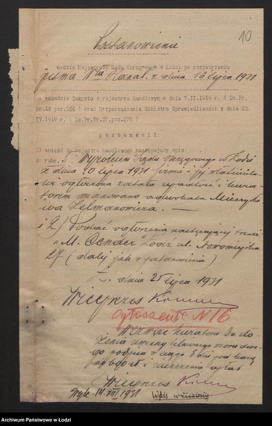 Obraz 12 z jednostki "Mojsze Cender - sprzedaż towarów manufakturowych"