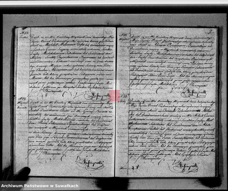 image.from.unit.number "Duplikat Akt Urodzonych, zmarłych i Zaślubionych Wyznania Mojżeszowego Okręgu Weysieie w roku 1850"
