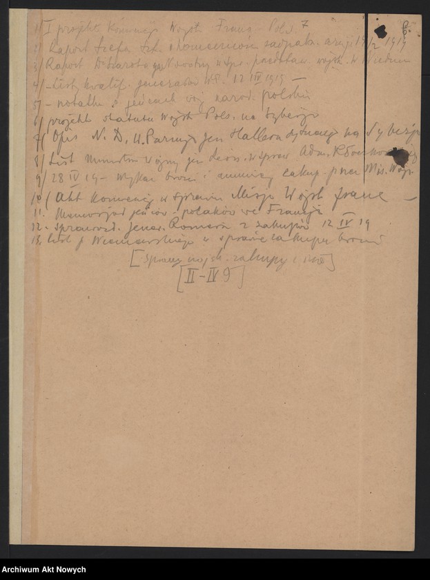 image.from.unit.number "Spisy i wykazy akt m.in. szczegółowy spis akt paryskiego archiwum Prezydenta Ministrów"