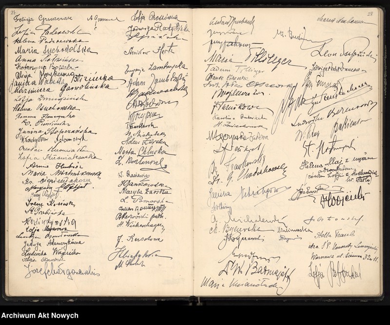 image.from.unit.number "Genialnemu Wirtuozowi Ignacemu Paderewskiemu w hołdzie - widzowie filmu "Sonata Księżycowa". Warszawa, kino "Cassino" 1937 (List dyrekcji kina, album podpisów widzów)"