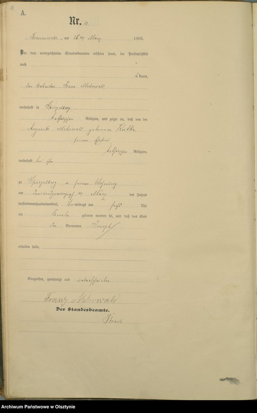 image.from.unit.number "Geburts-Haupt-Register Nr 1 - 71"