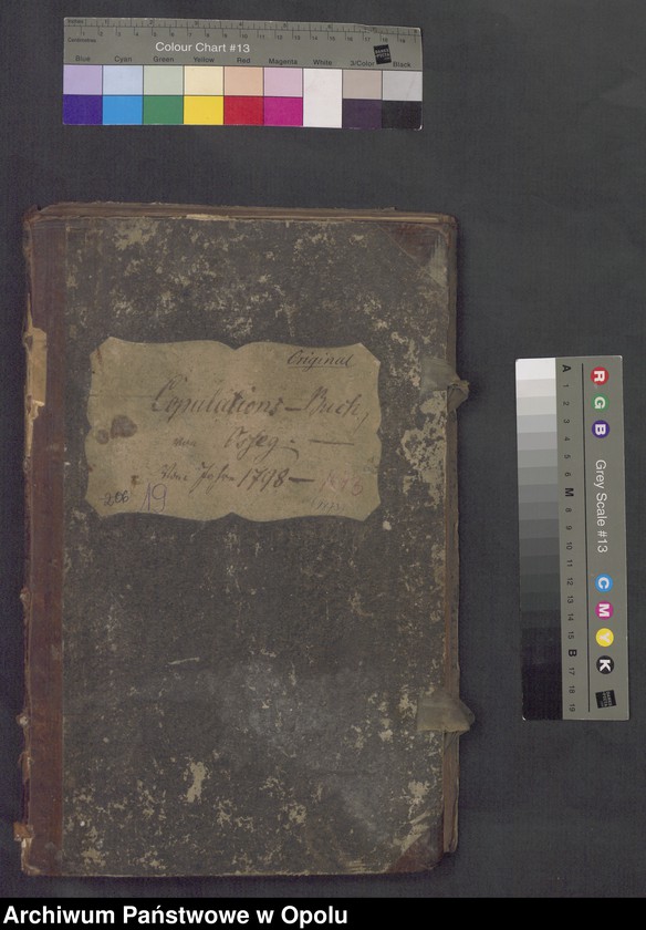 image.from.unit.number "Copulations-Buch von Osseg vom Jahre 1798 - [1873] [Kościół filialny w Osieku Grodkowskim parafii rzymskokatolickiej w Lipowej]"