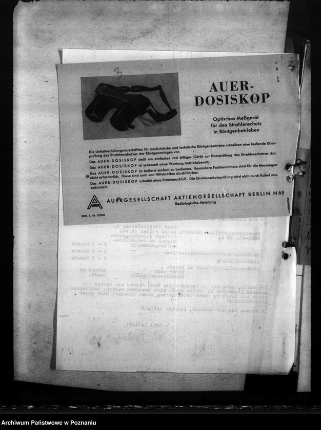 Obraz 7 z jednostki "Einsatz der Röntgenapparte"