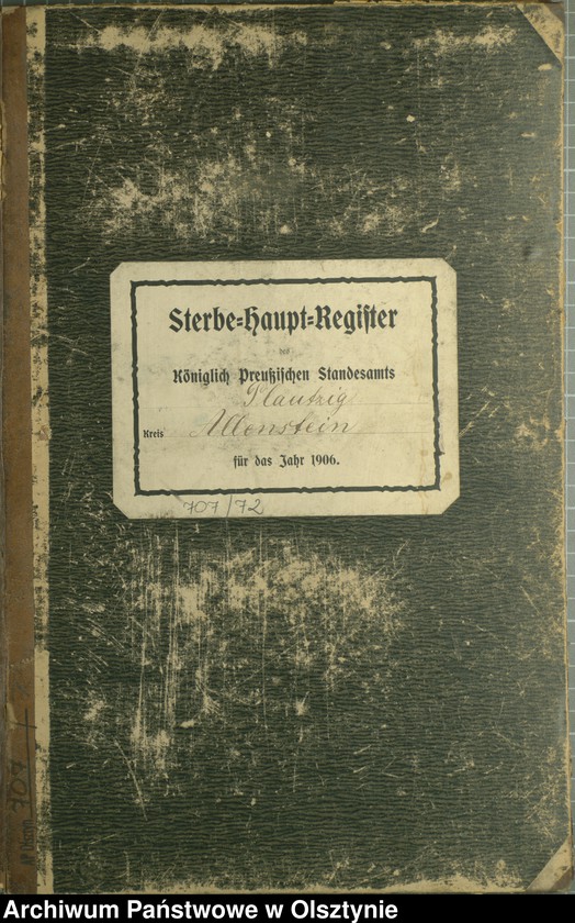 image.from.unit.number "Sterbe-Haupt-Register Nr 1 - 22"
