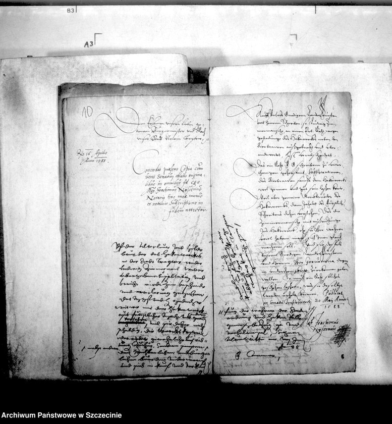 image.from.unit.number "Privilegien, Konzessionen und Zunftrollen der Höcker in Treptow a/R."